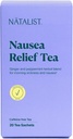 NATALIST Kvalme Relief Tea Ease Graviditet Morgenkvalme Calming Plant- Based Comfort Blend for kvinder - fordøjelsesbesvær Økologisk Ginger & pebermynte - Vegan, Gluten- Free, Caffe- Free - 20 poser