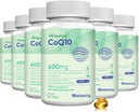 CoQ10 600mg Softgels | High Absorption CoQ10 Ubiquinol Supplement | Reduced Form Enhanced with Vitamin E & Omega 3 6 9 | Antioxidant Powerhouse Good for Health | 360 Softgels