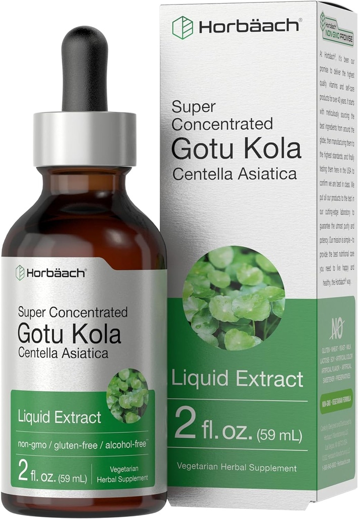 Horbäach Gotu Kola Extract Decl. 124; 2 fl oz Decl. 124; Alkohol Free