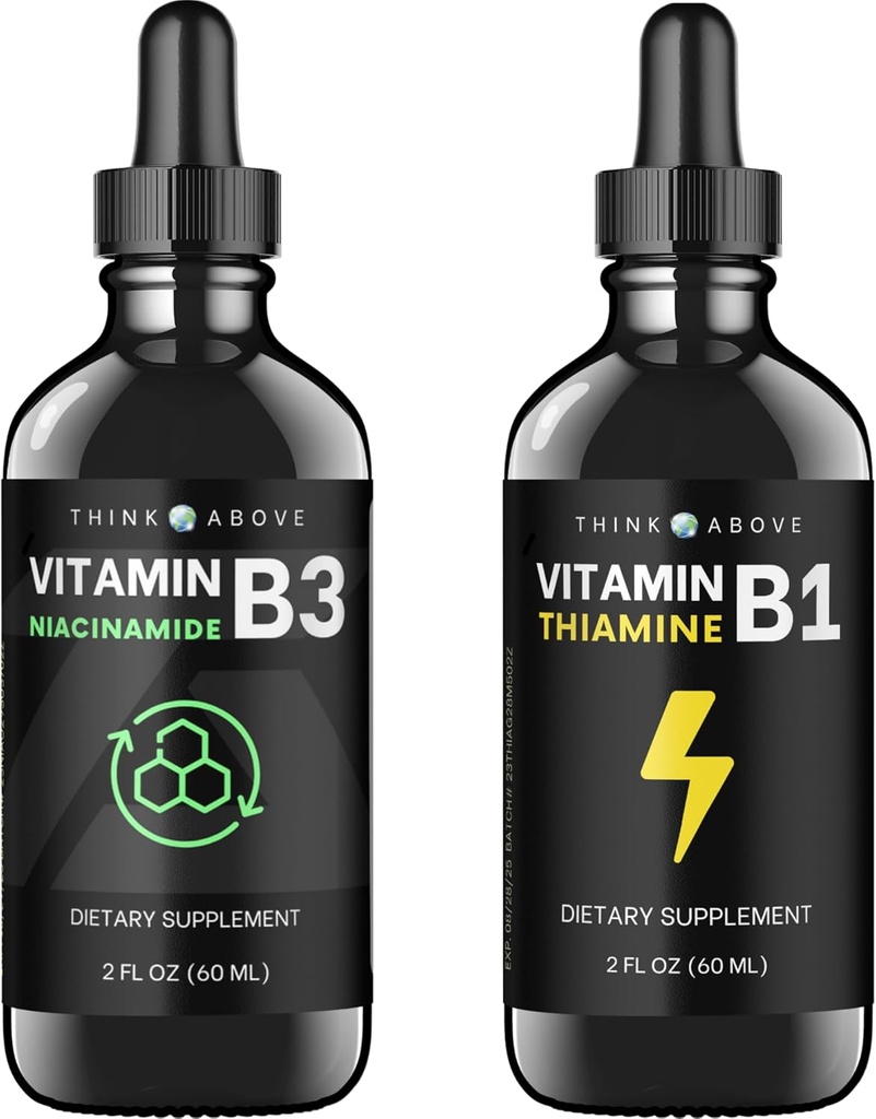 Flydende vitamin B3 + Flydende vitamin B1- 2oz 60 ml pr. flaske