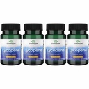 Swanson Lycopene - Natural Supplement Fremme Prostata sundhed, hjerte sundhed, & støtter blodtryk inden for det normale område - Herre sundhed supplement - (60 Softgels) 4 Pack