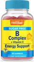 WellYe Vitamin B Complex Sugar Free Gummies Note 124; med C-vitamin, folinsyre