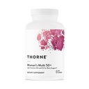 THORNE - Kvinder Multi 50 + - Omfattende daglige multivitamin med vitaminer A, B6, B12, C, D, E, K, Zink & mere - Support Heart, Brain, Bone & immunforsvar * - 180 kapsler