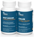 Dr. Tobias Diguestive Kickstarter Bundle med Colon 14 Day Cleanse & Deep immun Probiotika & Prebiotika