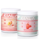 Kiala Nutrition Super Green, Organic Green Powder, Spirulina & Chlorella Superfood Powder, Sugar & Gluten Free Vegan, Spectra Blend, Miami Vice, Watermelon Slush 2 Pack