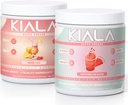 Kiala Nutrition Super Green, Organic Green Powder, Spirulina & Chlorella Superfood Powder, Sugar & Gluten Free Vegan, Spectra Blend, Miami Vice, Watermelon Slush 2 Pack