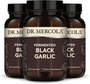 Dr. Mercola gæret sort hvidløg, 90 Servering (180 kapsler), Kosttilskud, Understøtter immunsundhed, Non- GMO