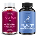 WellPath Beet Root Gummies (Sugar Free) 1500 mg - Blueberry Flavor til blodtrykssupport og hvile Valerian Root Sleep Support for voksne med Melatonin & L- Theanine - Natural Sleep Support, 60 Ct