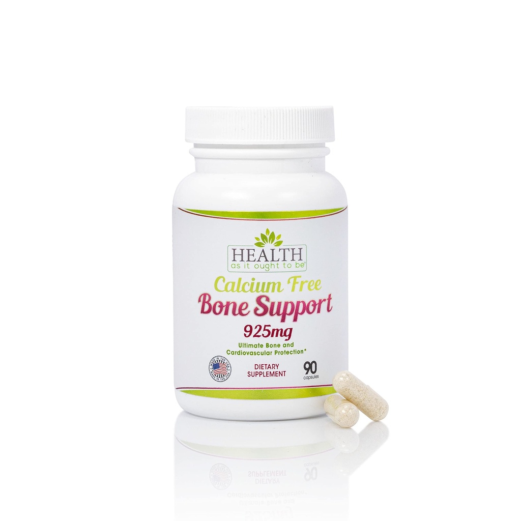 Sundhed som det bør være Calcium Free Knoglestøtte supplement til 124; Ultimate Knogle- og Kardiovaskulær Beskyttelse