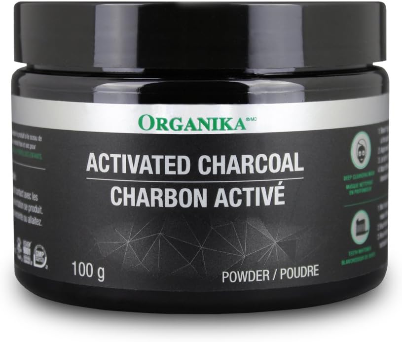 ORGANIKA Charcoal Powder Aktiveret, 100 GR