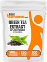 BulkSupplements.comgreen Tea Extract Powder - 50% polyphenoler supplement, EGCG Kosttilskud - Gluten Free, 500mg per Serving, 250g (8,8 oz) (Pack of 1)