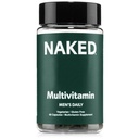 Nøgen Mænds Multi - Daglig Multivitamin for mænd - A, C, E, Selenium, Zink, Frugt og Super Green Udtrækker og mere til Boost immunforsvar - Glutenfri og Vegetarisk Daglige Vitaminer - 60 Kapsler