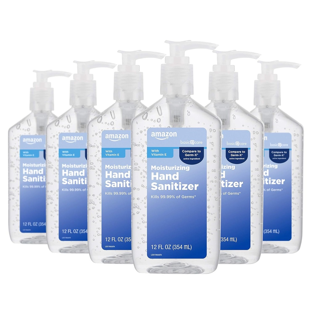 Basic Care - Original Hand Sanitizer 62%, 12 fl oz (pakke med 6)