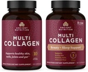Ancient Nutrition Multi Collagen Capsules, 90 Count + Multi Collagen Capsules, Beauty & Sleep, 90 Count