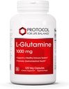 PROTOKOL OM LIV BALANCE L- Glutamin 1000mg - Aminosyre - Muskelvæv, Gut Health immunforsvar - 120 Veg Caps