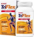 GNC TriFlex Fast- Active 2.0, Forbedrer Comfort og Stifness, Klinisk Styrke Doser af Glucosamin / Chondroitin og Boswellia- Plus Gurkemeje, 120 Caplets