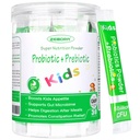 ZEBORA Kids Probiotika & Prebiotika Powder Age 3 + Support Children 's fordøjelsessystem & immunsystem med naturlig kilde, fremmer Forstoppelse Relief, Non- GMO, Gluten- Free, 30 Pakker med 5 Millioner CFU' er