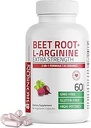 Bronson Beet Root + L- Arginin Nitroxidproduktion - non-GMO, 60 Vegetariske kapsler