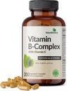 Futurebiotics Vitamin B Complex with Vitamin C Supports Energy Production, Nervous System & Immune Support - Non-GMO, 200 Vegetarian Capsules