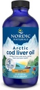 Nordiske Naturals Arctic Cod Leverolie, Orange - 8 oz - 1060 mg Total Omega- 3 'ere med EPA & DHA - Heart & Brain Health, Sund Immunitet, Samlet Wellness - Non-GMO - 48 Serveringer