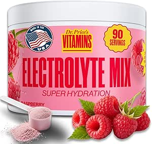 Dr. Price 's Electrolyte Mix Mex124; sukkerfri hydrering pulver med 72 + Trace Minerals Note 124; No Sugar, Fast- Opløsning Elektrolytes Powder Packets