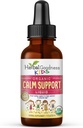 Kids Calm Support Liquid Extract 1oz with Magnesium Glycinate, Magnesium Citrate, Multivitamin - Magnesium for Kids - 1oz Bottle, 1 Unit - Herbal Goodness