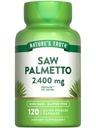 Nature 's Truth Saw Palmetto Extract 124; 2400mg Yep 124; 120 Kapsler 124; Non- GMO & Gluten Free Supplement