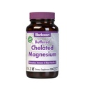 Bluebonnet Nutrition Albion Buffered Chelated Magnesium 200 mg, Magnesium Oxide, Stress Relief, Vegan, Non GMO, Gluten Free, Soy Free, Milk Free, Kosher, 120 Vegetabilske kapsler, 2 Måned Supply