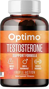 Testosteron Booster supplement til mænd og kvinder 9 Key Ingredienser Tongkat Ali, Tribulus, Feugreek, Ashwagandha, Maca, Boron, Zink, VIT D, DAA - 90 Kapsler