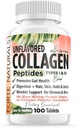 Collagen Peptid Pills 100 tabletter Proteintilskud Ingen mere blanding pulver shakes Let at synke Collagen Peptider Pulver piller Proteinkapsler Keto