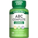 Nature 's Truth Voksen ABC Komplet Multivitamin til mænd og kvinder