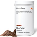 Momentous Recovery Grass- Fed Whey Protein Powder - 20 g Post- Workout Whey Isolate Protein - NSF Certified for Sport - Gluten- Free - 15 Serveringer - Chokolade - Pakke May Vary