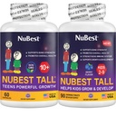 NuBest Bundle Tall 10 + 60 Kapsler Tall Kids 90 Chewable Tablets Note 124; Højde Vækststøtte til børn & Teens; Calcium, Vitamin D3 K2, Collagen & Herbal Blend