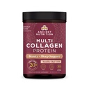 Ancient Nutrition Collagen Powder Protein, Multi Collagen Protein Beauty + Sleep with Vitamin C, Vanilla Chai, Hydrolyzed Collagen Peptider understøtter hud og negle, søvn, 16.1oz