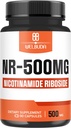 NAD + Supplement med Nicotinamid Riboside 500mg - Cellular Energy & Repair, sund aldring, Wellness - 90 Kapsler - 3 måneders forsyning