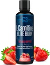 L- Carnitin Elite Burn Liquid Keto Fat Burner og Metabolisme Activator - Fat Loss Support Keto Friendly Weight Loss Øge energi - Stimulerende fri - Jordbær Blast 3000mg (32 Servere)