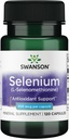 Swanson Semsc Selenium 200 mikrogram 120 kapsler