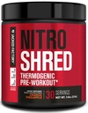 Jacked Factory NITROSURGE Shred Pre Workout Supplement - Energy Booster, Instant Strength Gains, Sharp Focus, kraftfulde pumper - Nitrooxide Booster & PreWorkout Powder - 30Sv, Orange Ananas