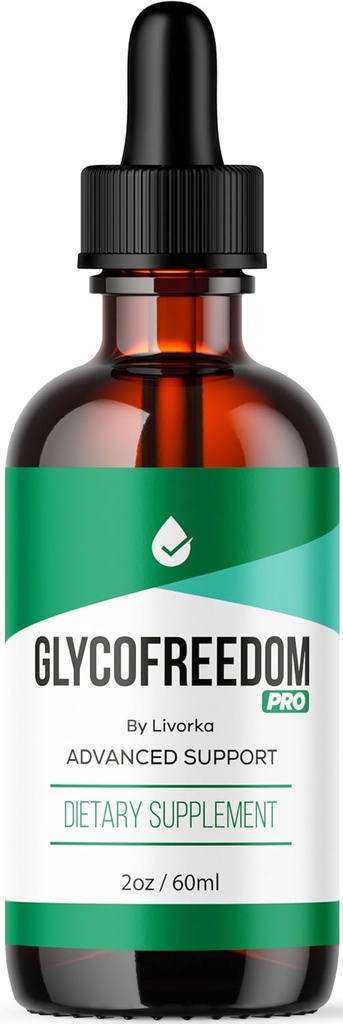 LIVORKA GlycoFreedom Drops Natural Support - GlycoFreedom Drops, Glyco Freedom, Glyco Freedom - 100% Natural, 2oz, 60ml, 1 Måned Supply.