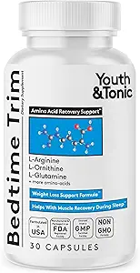 Unge & Tonic PM Bedtime Trim Aminosyrer Supplement piller til mænd og kvinder