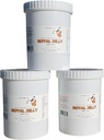 Royal Jelly Organic - Ufiltreret Raw Royal Jelly Energy Supplement for mænd og kvinder - immunforsvar supplement med retinol, B-vitamin, biotin, Niacin, - 3x2.2 Lbs, Plastic Jar