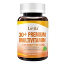 Lovita Premium Multivitamin til voksne 30 + med enzymer, gurkemeje & Omfattende ernæringsstøtte - 120 vegetariske tabletter