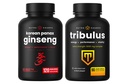 NutraChamps Koreanske Ginseng Kapsler og Tribulus Kapsler 2 Pack Bundle