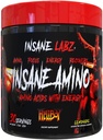 Insane Labz Insane Amino Hellboy Edition, BCAA med Energy Focus Muscle Recovery, Intra Workout Powder, 2 1 Forgrenet Chain Amino Acid Powder, 30 Srvgs, Lemonade