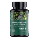 PlantFusion Organic Multivitamin for Women - One Daily Whole Food Blend Women 's Multivitamin - Vegan, Non- GMO, Gluten Free & Dairy Free - 30 tabletter (1 måned Tilgang)