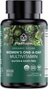PlantFusion Organic Multivitamin for Women - One Daily Whole Food Blend Women 's Multivitamin - Vegan, Non- GMO, Gluten Free & Dairy Free - 30 tabletter (1 måned Tilgang)