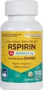 Rite Aspirin Enteric Tablets - 81 mg Aspirin - 500 Tæl - Lav- dosis for hovedpine Relief - Sikkerhed Overtrukket - Aspirin Regimen - Migraine Medicin - Smerte Relief