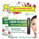 Anvendt Nutrition Liquid Collagen + Hyaluronsyre - 10 flydende rør, pakke med 2 - Hud & Nail Restaurering - Blandede Berry Flavor - 20 Servering