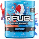 G Brændstof Snow Cone Energy Drink Powder, Pre Workout Koffein Mix for Gaming, Sugar Free Focus Amino, Vitamin + Antioxidanter, 9.9oz (Snow Cone, 40 Servere)