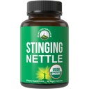 USDA Organic Stinging Nettle Vegan Kapsler Lavet med Stinging Nettle Leaf pulver til prostata, hårvækst, Allergi. Bedre end Root eller Seed Extract. Plante baseret Herb Supplement tabletter, 60 piller